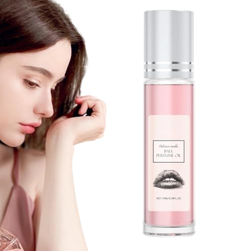 Roll De Aceite De Fragancia,Perfume Rollerball Mujer | Perfume de viaje de 0.3 fl oz - Perfume de feromonas Rollerball de larga duración, fragancia refrescante de aceite roll- para viajes