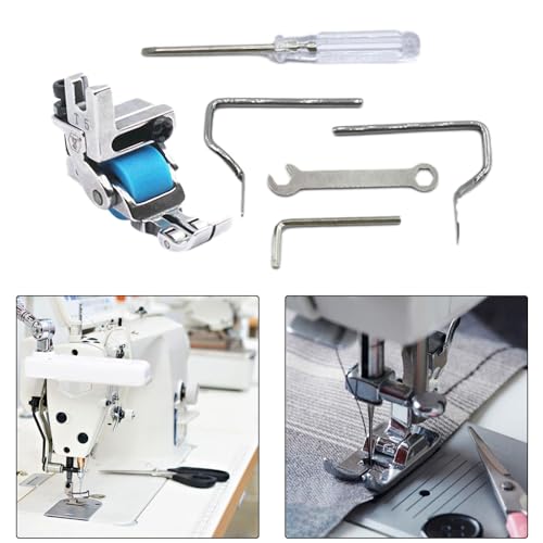 Accesorio Industrial Pie Prensatelas 5 en 1 con Rueda miniatura 6
