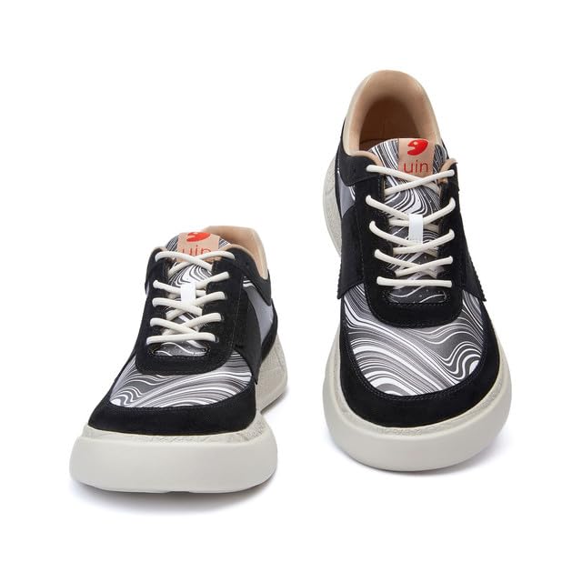 UIN Men's Ankle Fashion Boots Cow Suede Slip ons Casual Comfort Walking Shoes Ordesa ⅠⅡⅢ3