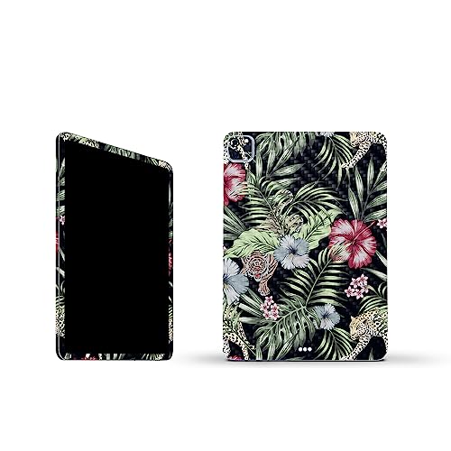 Image of MightySkins Carbon Fiber Skin Compatible with Apple iPad Pro 11 inch M2 4th Gen (2022) Full Wrap Kit - Asian Tropics | Protective, Durable Textured Carbon Fiber Finish | Easy to Apply | Made in The USA