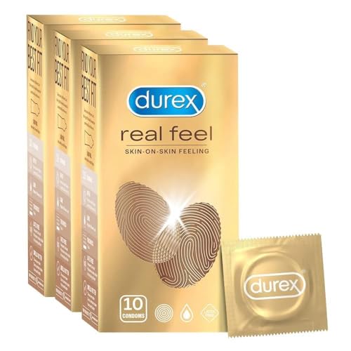 Durex Real Feel Condoms for Men - 3 Count | Latex Free product image 11