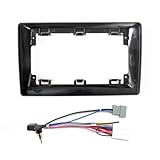KUNFINE Autoradio Navigation Android Radio Cadre de Montage Masque Bracket avec Faisceau de câbles Spécialement conçu pour Nissan LIVINA 2013