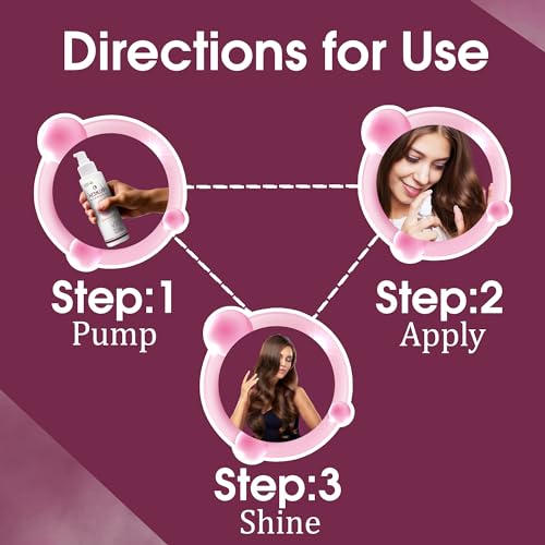 Healing Pharma - Follikesh® Hair Growth Serum with UV (SPF 15) Protection | Enriched with Raspbeey Seed Oil, Redensly & Niacinamide | Control Hair Fall, Dry Frizzy Hair, Curly Hair & Boost Hair Growth - 100ml