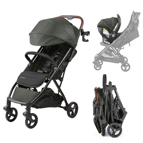 Ingenuity Ingenuity 3Dquickclose CS+ Compact Fold Stroller – Lightweight Stroller with Oversized Canopy, Extra-Large Storage and Compact Fold,...
