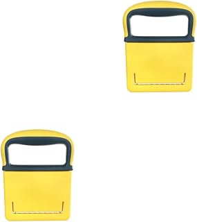 TOPPERFUN 2 Piezas Cortador de olas espiral herramienta para picar papas ondulado cortadora de chips herramientas para cortar zanahorias Acero inoxidable de grado alimenticio 430 Amarillo