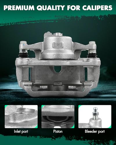 Image of SCITOO 19B7172 Front Left Disc Brake Caliper w /Bracket For Mazda For 6 2014-2019,Single Piston
