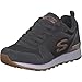 Skechers OG 85 Goldn Gurl, Zapatillas para Mujer, Charcoal Suede Nylon Mesh Rose Gold Trim, 40 EU