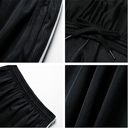 AIFARLD Tear Away Pants for Men Side Zippers Mens Sweatpants with Pockets for Basketball Knee/Leg Post-Surgery4