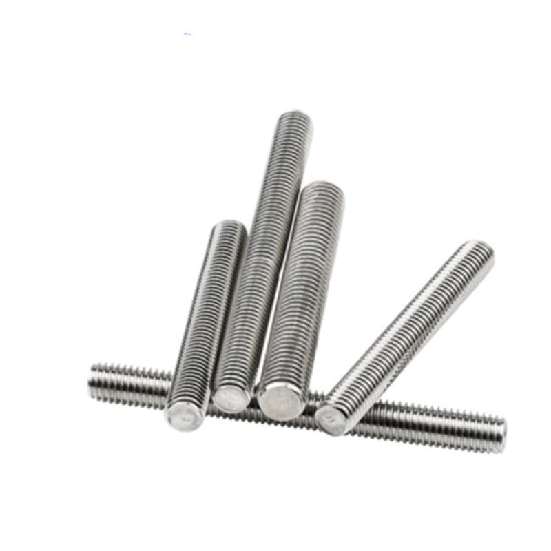 5pcs/lot Stainless Steel Full Thread Rod Threaded bar M5*30/40/45/50 to 250mm - (Dimensions: M5x190)