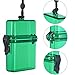 Outus 3 Pieces Waterproof Case ID Card Holder with Floating Sports Case Locker with Hanging Ring and Rope(Green, Yellow, Purple,4.72 x 2.95 x 1.57 in,Classic)