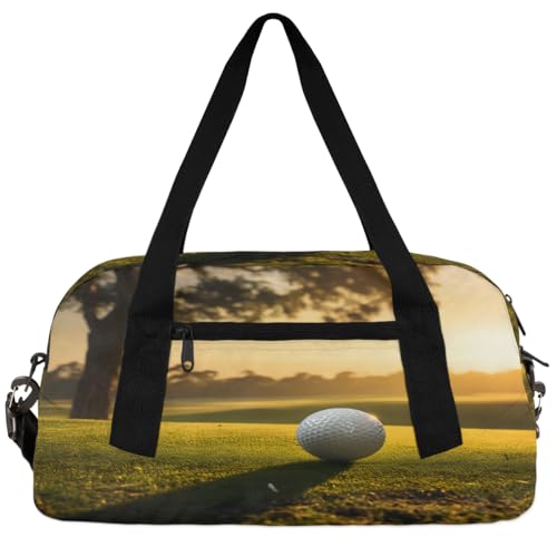 Golf Competition Kids Duffle Bag Boys Girls Small Sport Dance Gym Bag for Overnight Travel Weekender Carry On