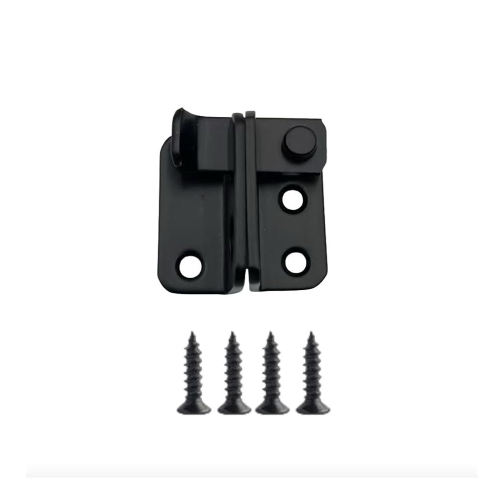 Shungong Black Right 2Pcs-270° Lockable Latch For Safety; Waterproof, Anti-Rust, Easy Mount(Black Right)