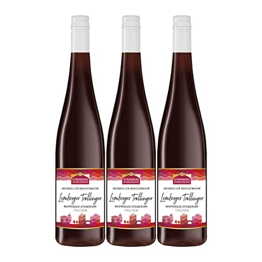 Lemberger mit Trollinger trocken, Neipperger Steingrube, Weingärtner Stromberg-Zabergäu, Brackenheim, Jahrgang 2019 (3 x 0,75 l)