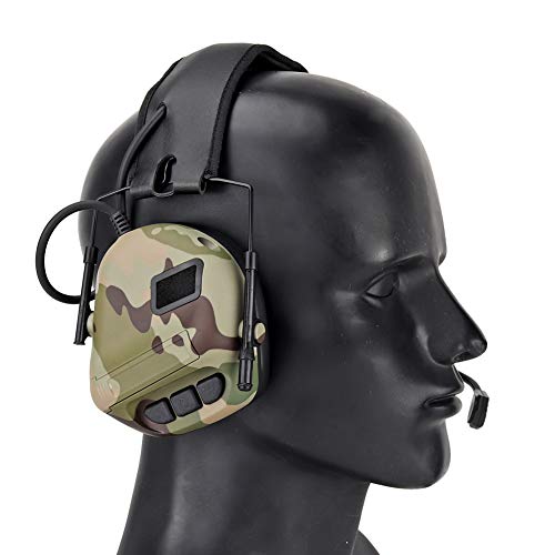 Auriculares walkie talkie para juegos de guerra y simulación militar en exteriores 3