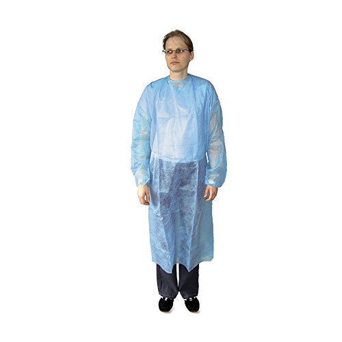 Bata desechable ratiomed para cubrir ropa de calle de visitas en laboratorios y centros médicos