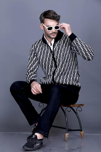 Image of GODFREY Full Sleeve Zipper Sweater for Man Winter Wear -Mens Woolen Sweaters Turtle Neck