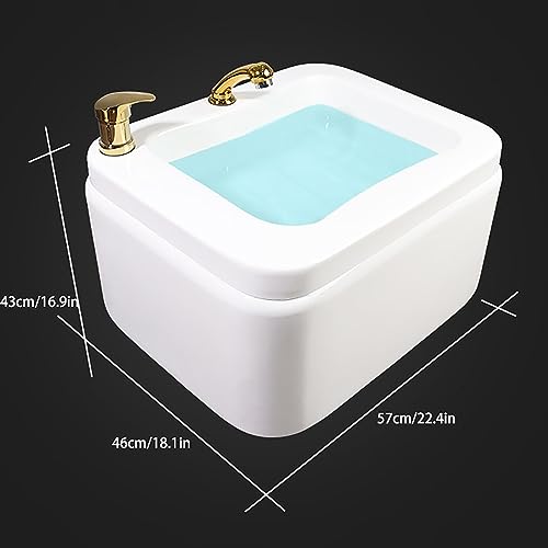 Spa de pies acrílico con masaje y control temperatura miniatura 2