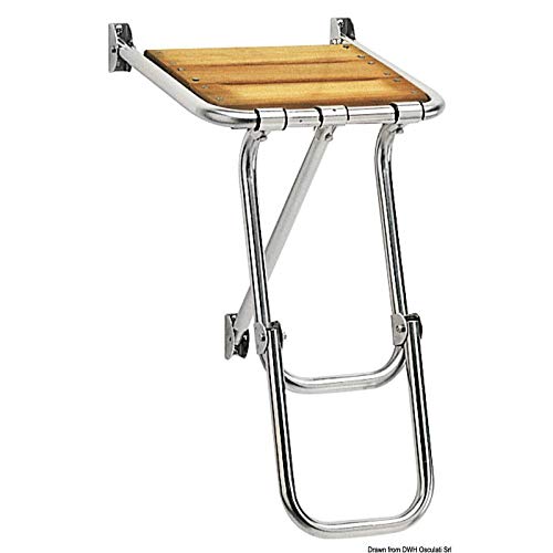 Mini passerelle avec échelle OSCULATI 36x34 cm idéale pour vos baignades en mer en toute sécurité