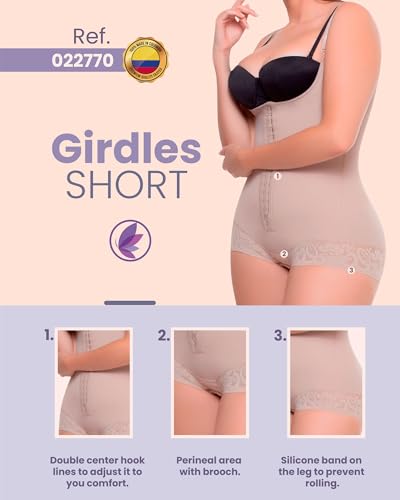 Image of Fajitex Fajas Colombianas Reductoras y Moldeadoras High Compression Garments After Liposuction Full Bodysuit 022770 037770