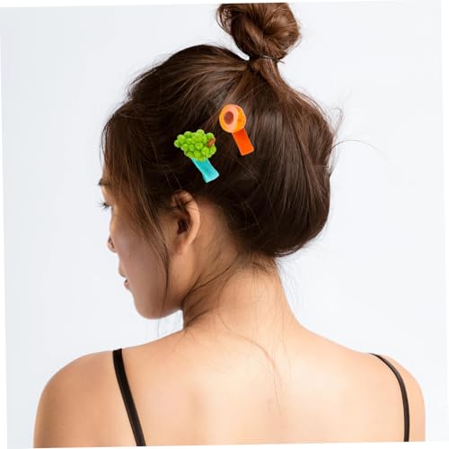Clip à cheveux de fruits en boîte de 36 pièces, le cadeau idéal pour coiffure et mèches épaisses