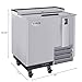 KoolMore KM-BOC36-SS 36 in. Commercial Bottle Cooler in Stainless-Steel with Built-in Opener, ETL Listed, 9 cu. ft