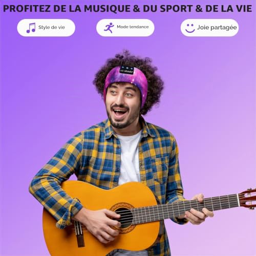 LC-dolida Casque de Sommeil Bluetooth 5.4 - Bandeau de Sommeil - Masque de Sommeil - Casque de Sport - Bandeau pour Le Sport, l'entraînement, Le Jogging, Le Yoga, Les Voyages – vue 7