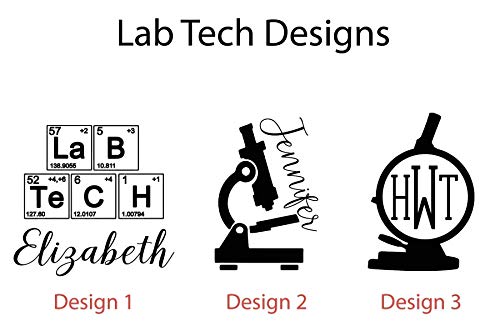 Lab Tech Personalized Laser Engraved 20 Oz Skinny Tumbler, Gift, Personalized Lab Tech Tumbler, Laboratory Technician Gift, Microscope, Med Tech, Medical Lab, Lab Tech Mug, Graduation Gift #TOP4