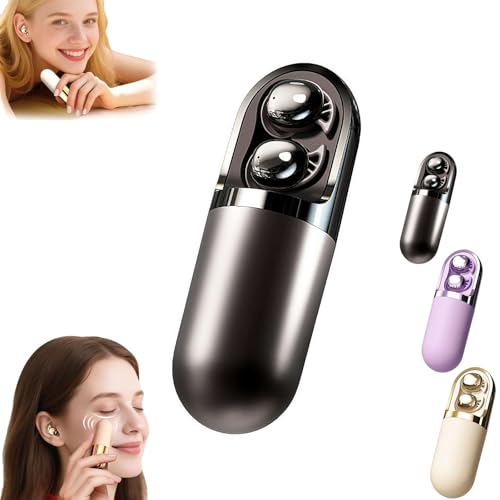 S13 Vibration Massage Bluetooth Headphones,Wireless Sleeping Earphones,Bluetooth 6.0 Invisible Ear Plugs for Side Sleepers,Vibration Earphone Case Provide Relaxation and Massage for Sleeping (Black)