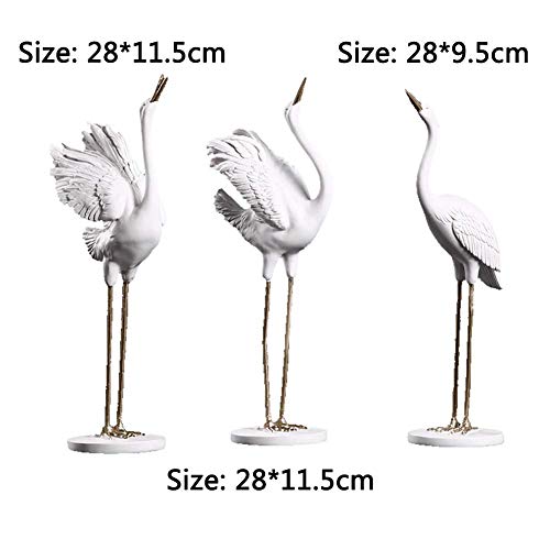 Figurines de décoration d'intérieur grue, cadeau idéal de pendaison