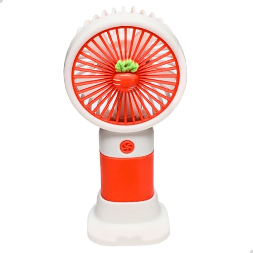 Mini Ventilador Portátil de Mão e Mesa Vento Forte Skincare Maquiagem Design Compacto –Recarregável