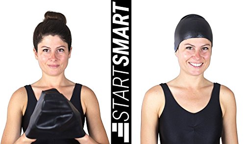 STARTSMART Non Slip Silicone Swim Cap for Long Hair by Start Smart