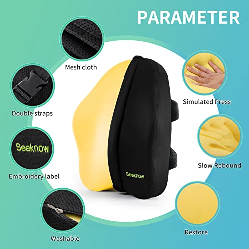 Back Cushions & Seat Cushions For Chair Car Seat Back Memory Foam Seat Cushion Back Chair Pillow Hemorrhoid Pillow Back&Butt Rest Pillow Back Cushion For Back Pain Seat Cushion For Tailbone Pain #TOP4