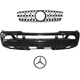 Stoßstange vorne Set Stoßstange vorne + Grill für W163 M-Klasse Bj. 01-05 kein PDC keine SRA