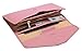 ZOPPEN Mulit-purpose Rfid Blocking Travel Passport Wallet (Ver.4) Tri-fold Document Organizer Holder, 6 Quartz Pink