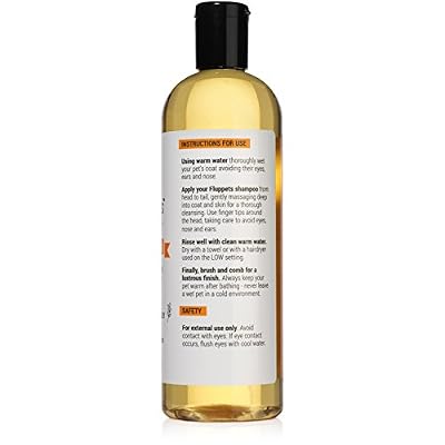 Certified Organic Pet Shampoo Natural Hypoallergenic Non Toxic For Sensitive Itchy Skin For Dogs, Cats, Puppies, Guinea Pigs and Rabbits. Concentrated Formula 16 Ounce