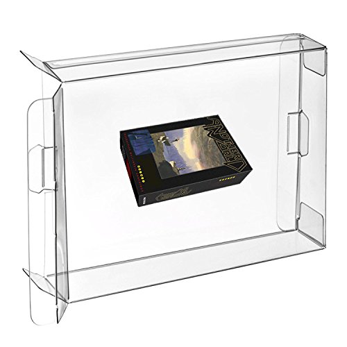 Childhood 10pcs Cartucho claro CIB funda de la caja para Atari Jaguar Cartridge Box Protector