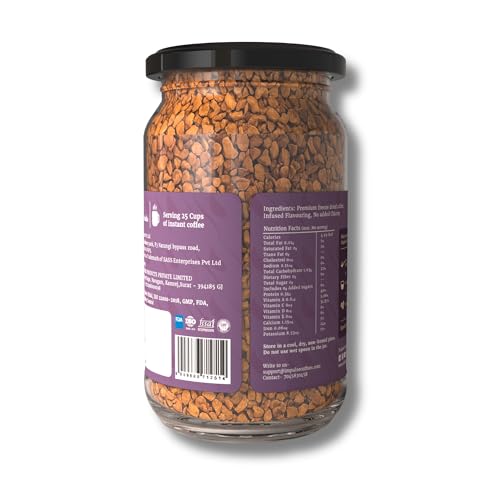 Image of Impulse Coffees Raat Ki Rani Espresso Instant Coffee Powder | Dark Roasted Arabica with Toasty Earthy Notes & Luxurious Dark Strong Aroma | Bold Espresso Brew for Cafe-Style Coffee at Home | 50 Gms