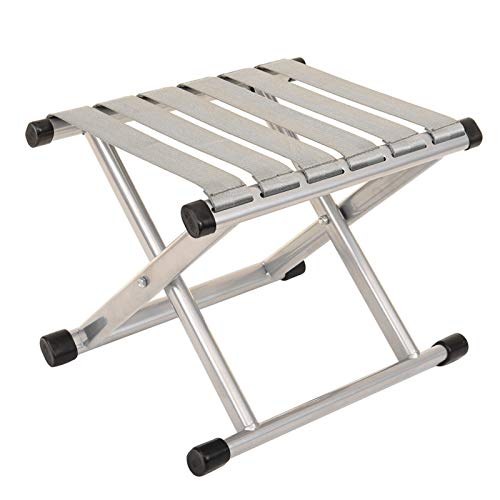 phsmoo Folding Stool 15.7 Height 13.7Height Two Size Duty Camping Stool Outdoor Portable Chair Hold up to 330 Lbs for Walking Hiking Fishing