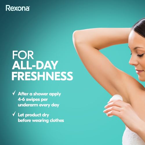 Image of Rexona Motion Activated Roll-On | Shower Clean Underarm Deodorant for Women | up to 72Hr sweat+odour defence | 45 ML (Pack of 2)