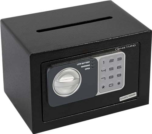 Genie Hand Caja Fuerte De Depòsito Electrónica De Seguridad Con Llave Y Cerradura B-Class - Anti Bounce Technology Genie Hand Caja Fuerte De Depòsito Electrónica De Seguridad Con Llave Y Cerradura B-Class - Anti Bounce Technology