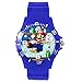 Reloj Cuarzo Azul Silicona Redondo Moustage Plomero