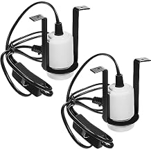 2 Pcs Reptile Ceramic Heat Lamp Holder Ceramic Light Socket Reptile Light Fixture Pet Heater Bracket for Amphibian Pet Terrariums Habitat Gecko Lizard Tortoise, 85 - 265 V Voltage, Max 200w White
