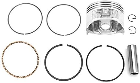 HEEPDD 170F GX210 Piston Assembly Kit 70mm Gasoline Generator Replacement Parts, Aluminum Alloy Piston with Rings Pin Clips, 0.7in Pin Hole for Small Engine Repair Maintenance