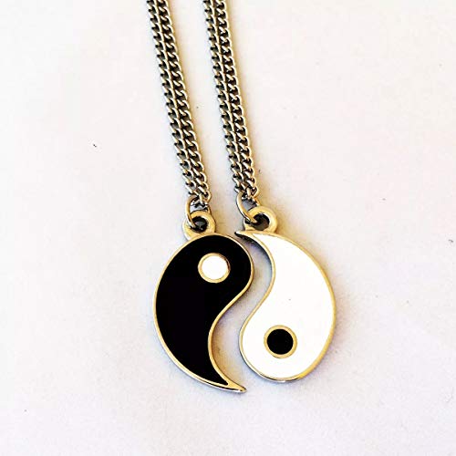 Colar Da Amizade Yin Yang Aço Kung Fu