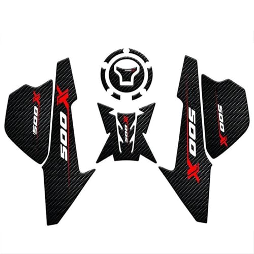 Autocollant réservoir CB500X 2019 protection latérale grip moto noir