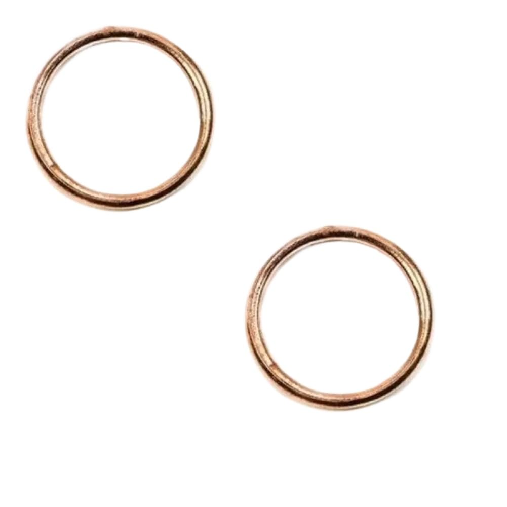 Pieza de Cobre para Motocicleta 38.5x46.5x4 Compatible con Kawasaki GPZ1000 1986-1988 GPZ 1100 E/F 95-00 GPZ500 S 1987-2004(2pcs)