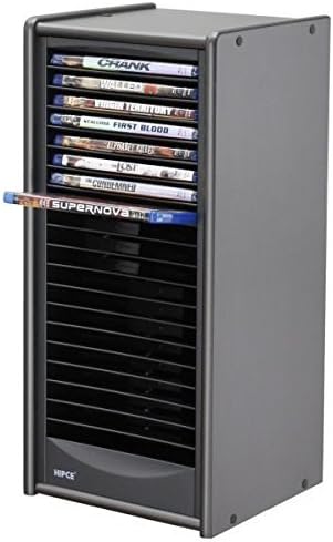 One Touch Blu-Ray Disc Tower - Stackable (Dark Silver)