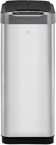 Miniatura 2 de EKO Cubo de basura Horizon con sensor de movimiento, forma rectangular, 45 litros11.9 galones de capacidad