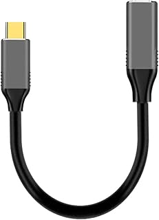 YMY USB Type C (the Source) to Mini DP Adapter, 4K@60Hz 18cm Cable with USB-C to Mini Displayport Compatible with MacBook Pro Macbook,iMac,iPad Pro and other USB-C Devices