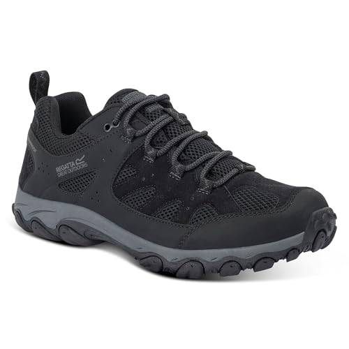 Regatta Mens Edgepoint IV Walking Shoes, Black, 7.5